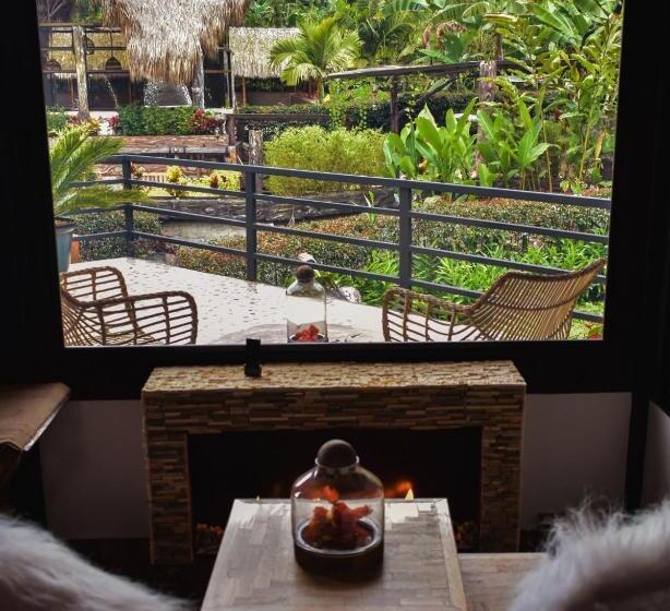 带阳台套房, Rancho Ecoturistico El Faro
