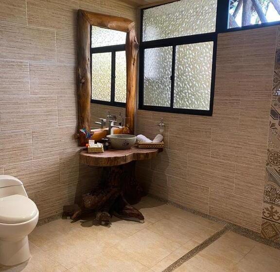 带阳台套房, Rancho Ecoturistico El Faro