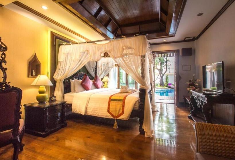 اتاق لوکس با تخت بزرگ, Villa Sirilanna
