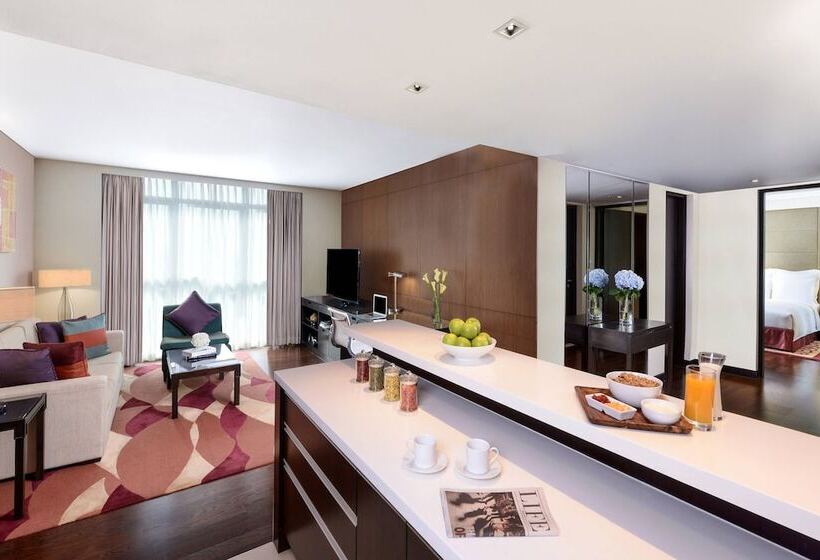 سوئیت دلوکس 2 خوابه, Sathorn Vista Bangkok  Marriott Executive Apartments
