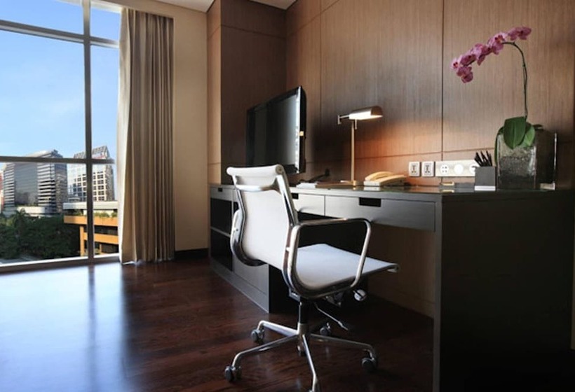 سوئیت دلوکس 2 خوابه, Sathorn Vista Bangkok  Marriott Executive Apartments
