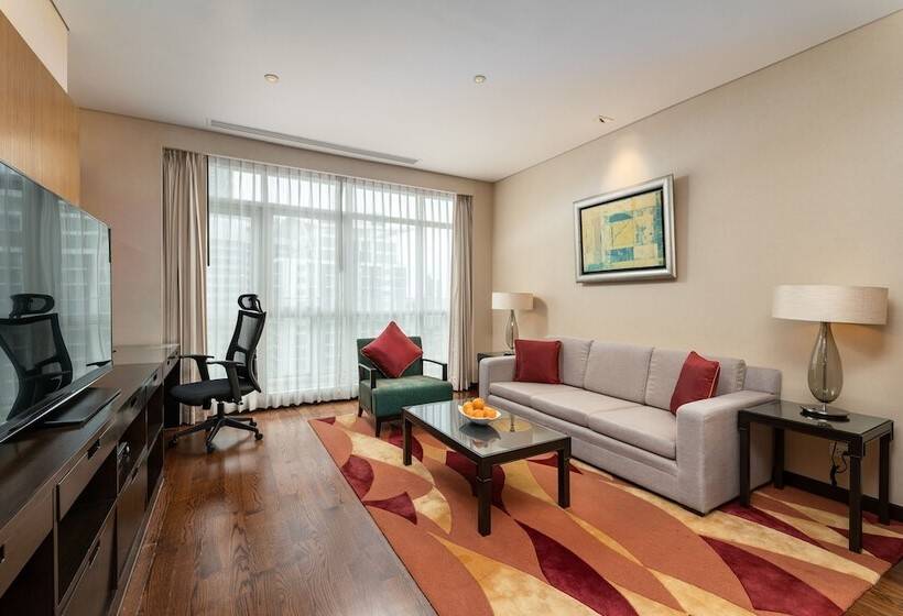 سوئیت دلوکس 3 خوابه, Sathorn Vista Bangkok  Marriott Executive Apartments