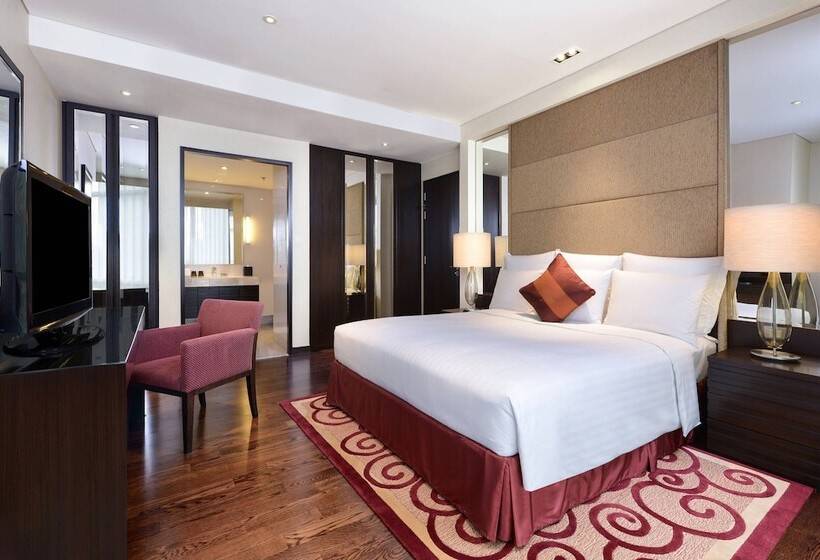 سوئیت دلوکس 3 خوابه, Sathorn Vista Bangkok  Marriott Executive Apartments