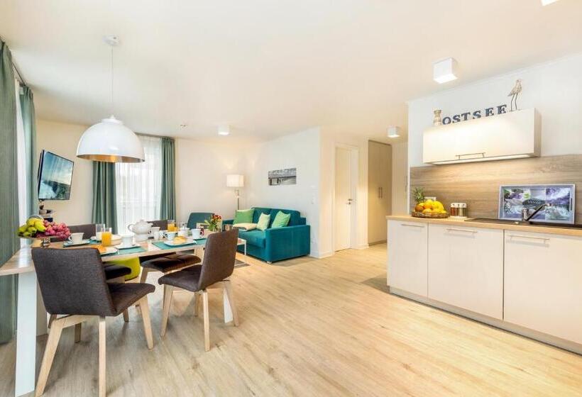 Апартаменты 1 Спальня, Apartmenthaus Am Park