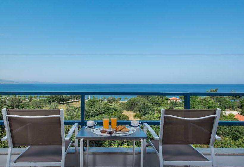 اتاق کلاسیک با چشم‌انداز دریا, Delfinia Hotel & Bungalows