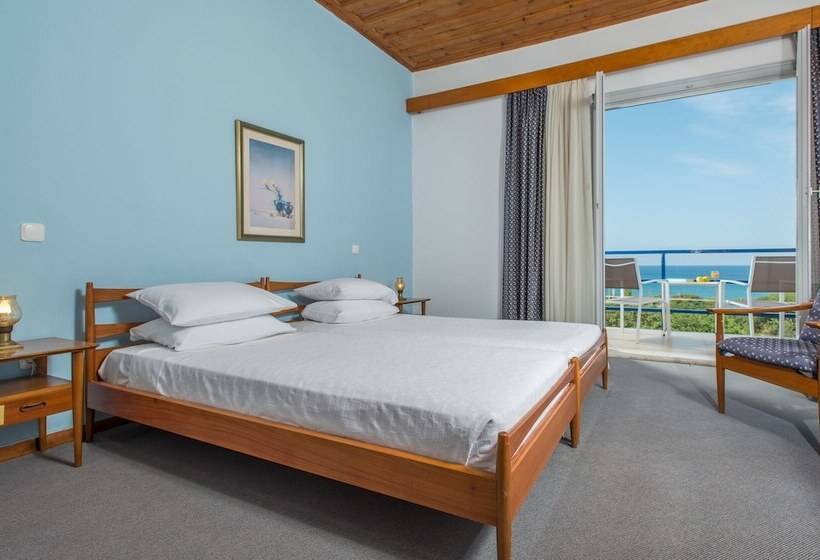 اتاق کلاسیک با چشم‌انداز دریا, Delfinia Hotel & Bungalows