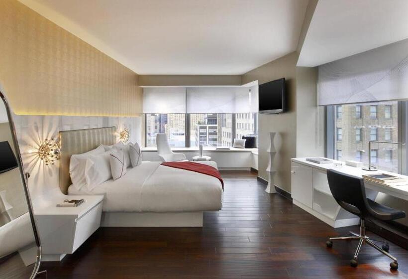 디럭스 스위트 킹 침대, The Washington By Luxurban