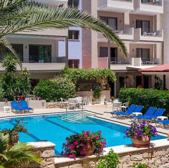 Апартаменты 1 Спальня Вид на Бассейн, Ilios Beach Hotel Apartments Adults Only