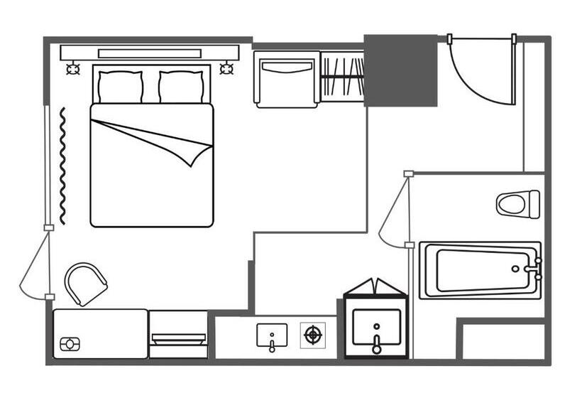 Студия Стандарт, Citadines Karasuma Gojo Kyoto