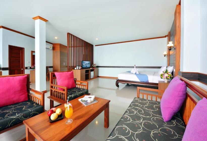 디럭스 룸 바다 전망, Haad Yao Bayview Resort & Spa   Sha Plus Certified
