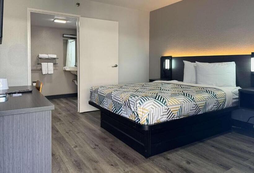 חדר סטנדרט מותאם לאדם עם מוגבלויות, Motel 6 Bradenton, Fl