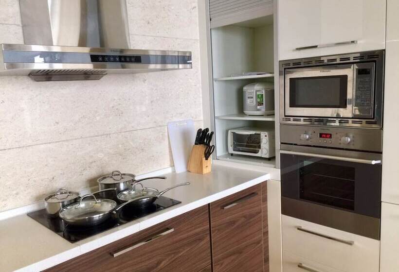 ３ベッドルームアパートメント, The Sandalwood, Beijing  Marriott Executive Apartments