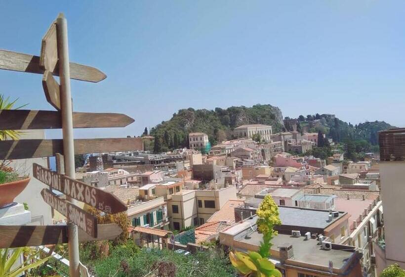 اتاق استاندارد, Private Room Stanza Privata With Private Bathroom   Shared Kitchen And Beautiful Terrace On Taormina