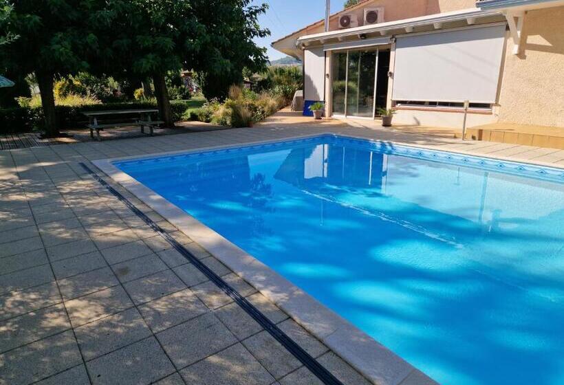 اتاق استاندارد با چشم‌انداز استخر, Chambre Hôte Avec Piscine   La Vialatte