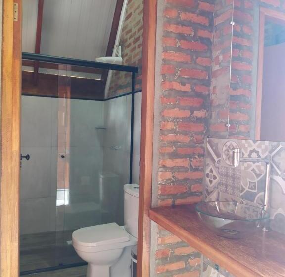 패밀리 룸 산 전망, Pousada Cachoeira Esmeralda