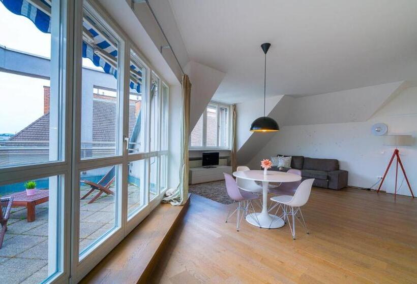 آپارتمان 1 خوابه با تراس, Vienna Residence, City Park   Belvedere