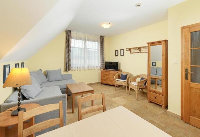דירה בת חדר שינה 1 עם מרפסת, Pension Aspen