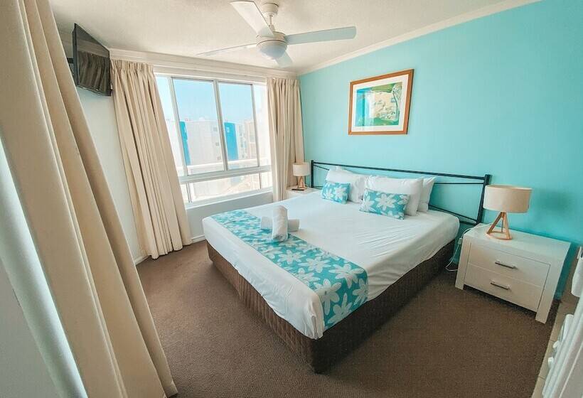 Апартаменты 3 Спальни Боковой Вид на Море, Bargara Blue Resort