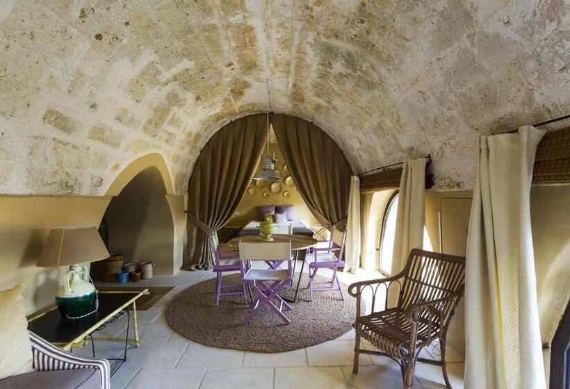 带花园景观的标准工作室, Masseria Celano
