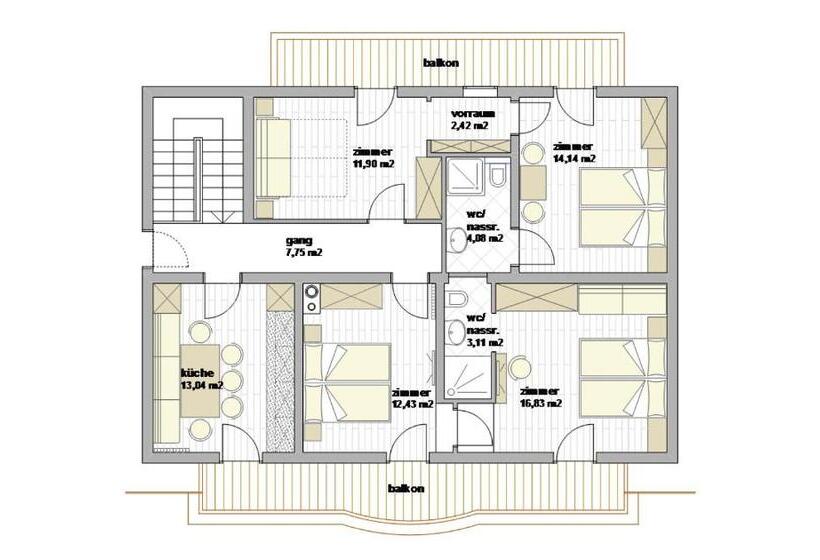 Apartamento Superior 1 Dormitório, Villa Michaela