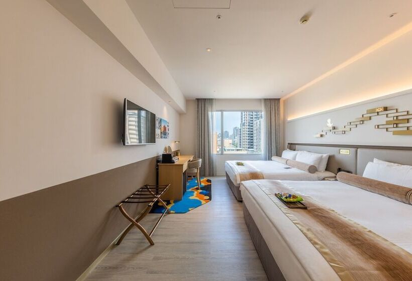 اتاق استاندارد چهار تخته, Taipei Garden Hotel   Ximending