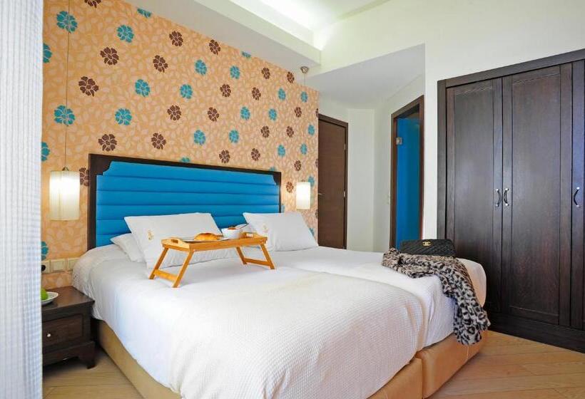 침실 1개 아파트 측면 바다 전망, Steris Elegant Beach Hotel & Apartments