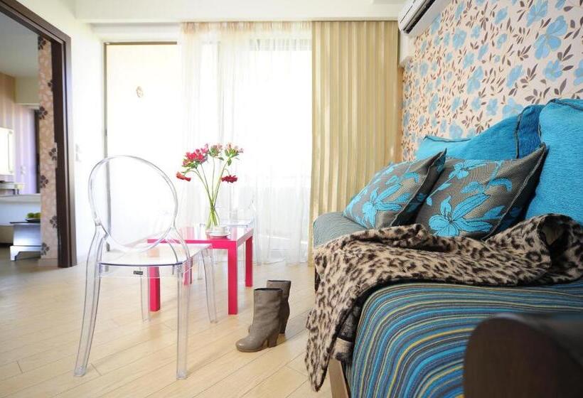침실 1개 아파트 측면 바다 전망, Steris Elegant Beach Hotel & Apartments