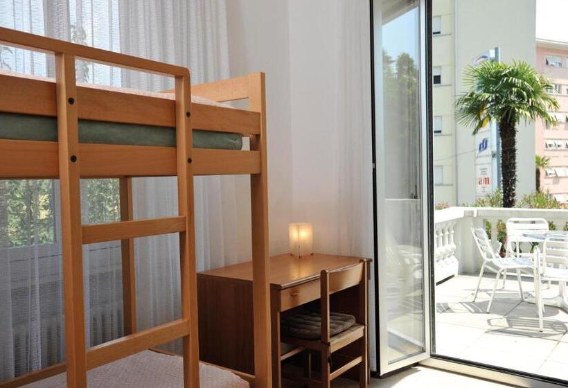 اتاق استاندارد چهار تخته, Locarno Youth Hostel