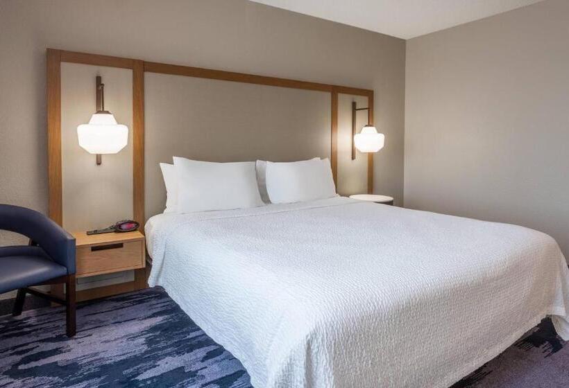 带大床的标准间, Fairfield Inn & Suites Indianapolis Northwest