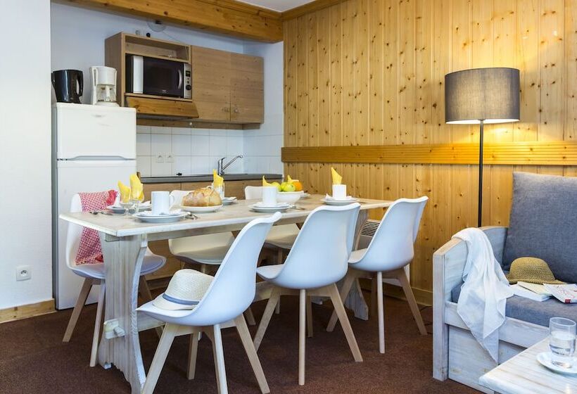 آپارتمان 2 خوابه, Résidence Odalys Les Chalets De L'arvan Ii