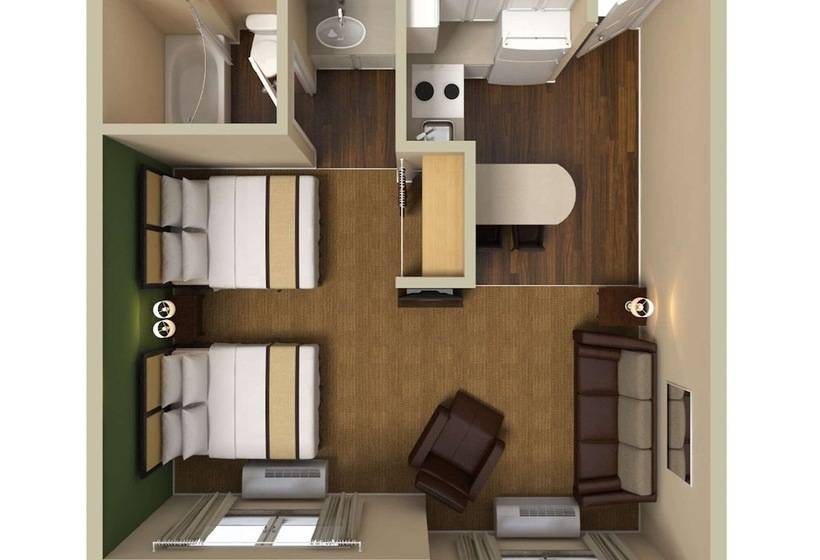 Студия Deluxe, Extended Stay America Suites  Atlanta  Gwinnett Place
