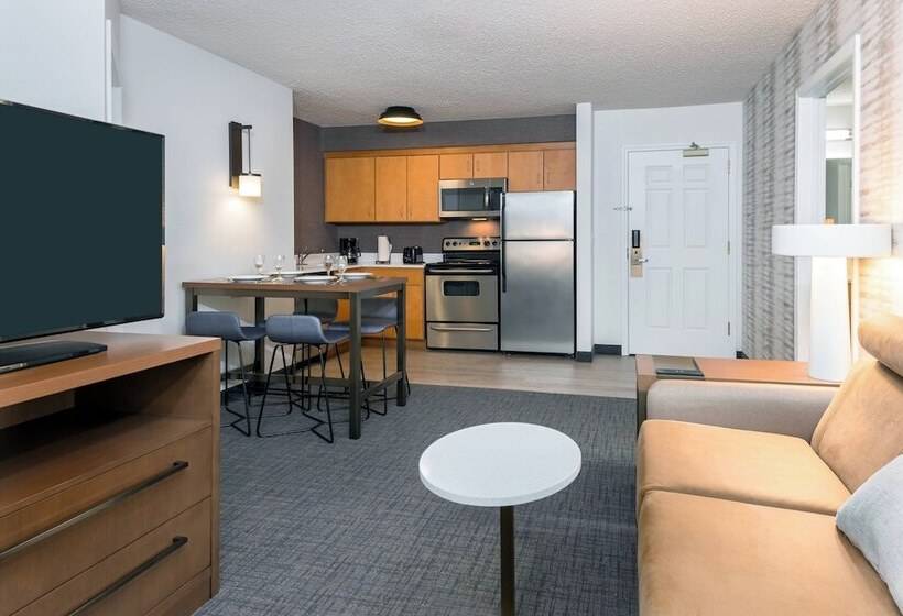 침실 2개 스위트, Residence Inn Wayne
