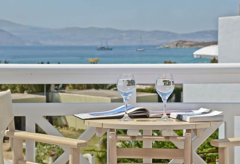 اتاق اساندارد با چشم‌انداز جانبی به دریا, Naxos Island