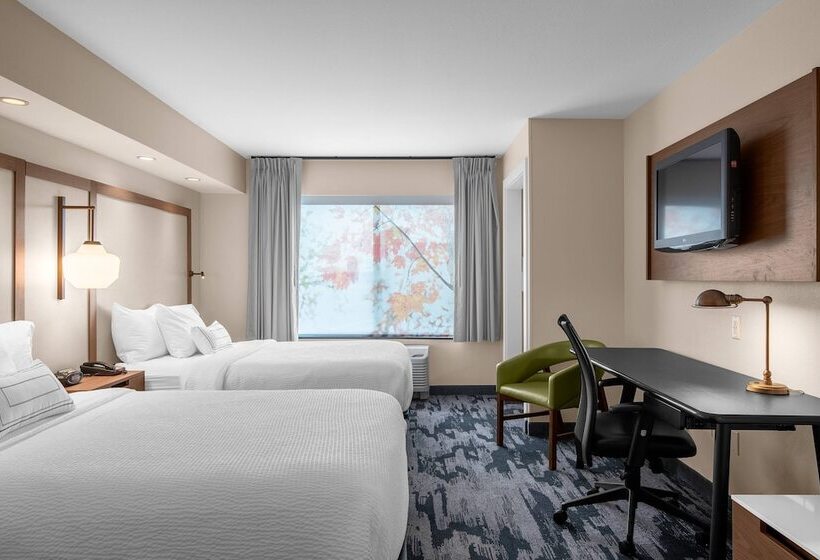 Quarto Estandar 2 Camas Casal, Fairfield By Marriott Inn & Suites Columbus Hilliard