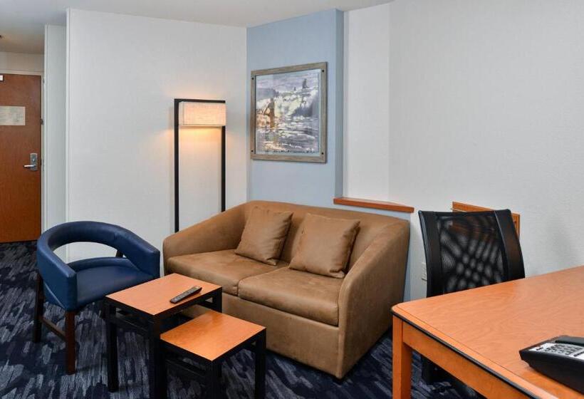 스위트 킹사이즈 침대, Fairfield Inn & Suites Santa Cruz  Capitola