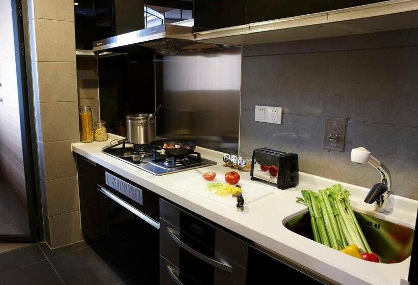 آپارتمان 1 خوابه, Dan Executive Hotel Apartment Zhujiang New Town Freeshuttle Bus To Cantonfair Duringcanton Fair Peri