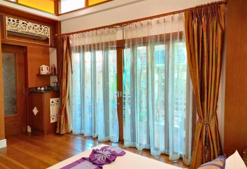 ویلای 1 خوابه با چشم‌انداز باغ, Vartika Resovilla Kuiburi Beach Resort And Villas