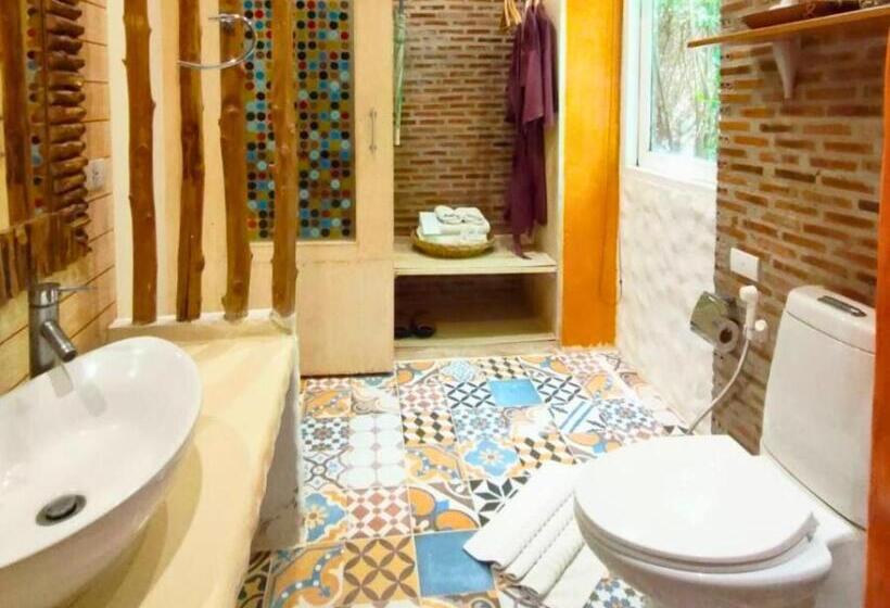 ویلای 1 خوابه با چشم‌انداز باغ, Vartika Resovilla Kuiburi Beach Resort And Villas