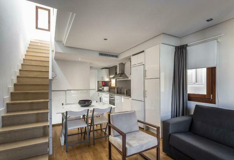 آپارتمان 1 خوابه با تراس, Mon Suites Catedral