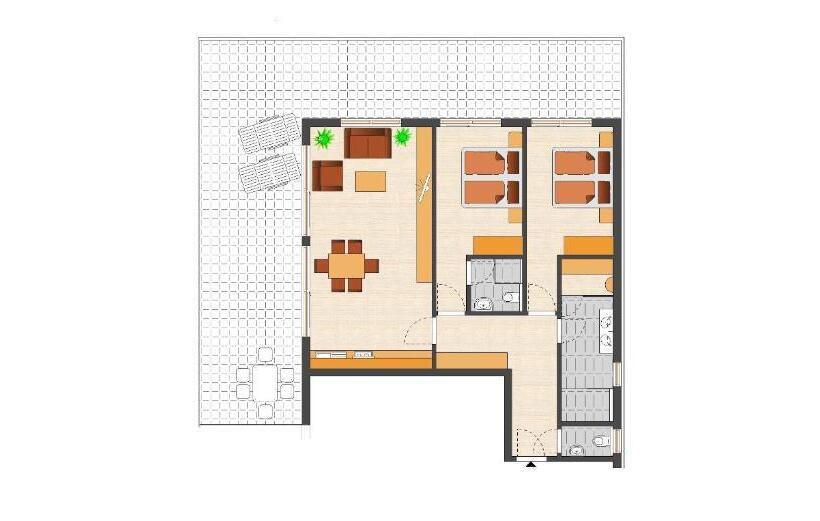 Апартаменты Пентхаус 1 Спальня, Alpenparks Hotel Montana Matrei
