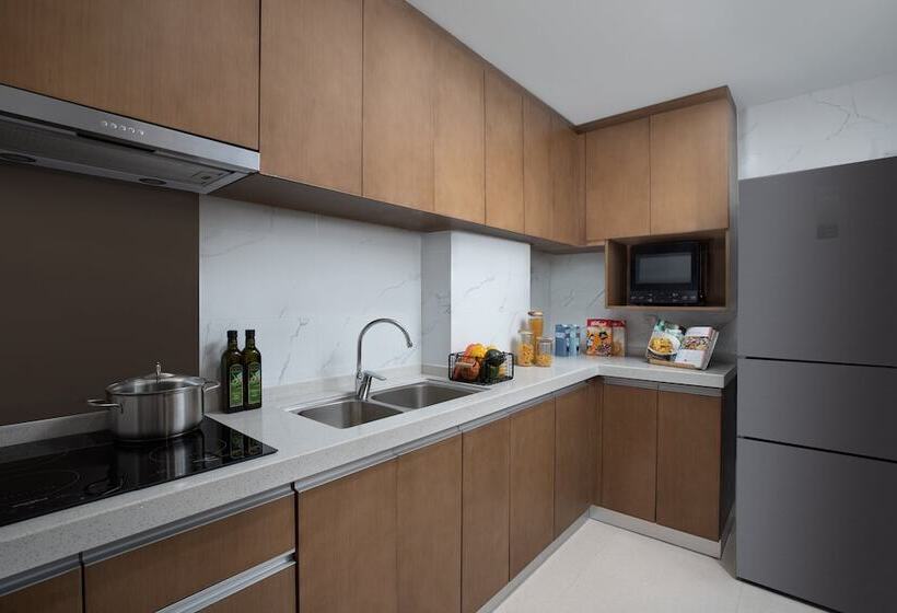 آپارتمان لوکس 2 خوابه, Citadines New District Wuxi