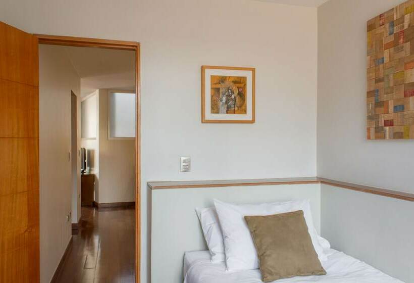 带1个卧室的豪华公寓, Lastarria Hotel & Aparts