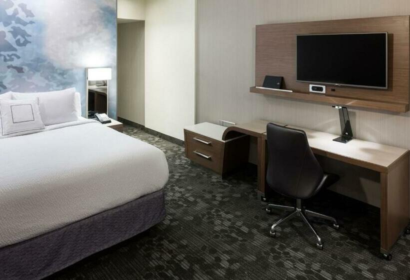 带大床的标准间, Courtyard By Marriott Houston North/shenandoah