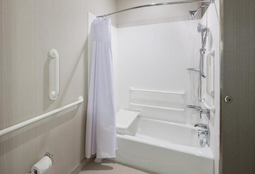 适合残疾人士使用的带超级大床的标准间, Courtyard By Marriott Houston North/shenandoah