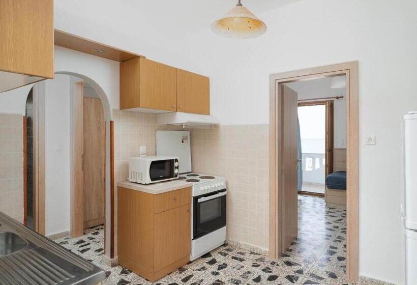 آپارتمان 2 خوابه با چشم‌انداز دریا, Spiros Soula Family Hotel & Apartments