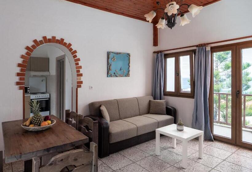 آپارتمان 2 خوابه با چشم‌انداز دریا, Spiros Soula Family Hotel & Apartments