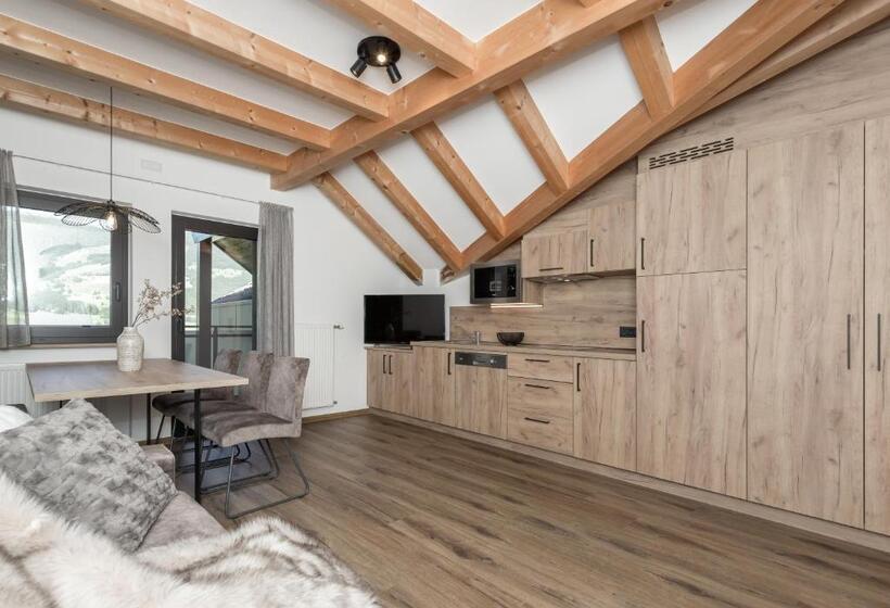 带1个卧室带观景的公寓, Family Aparthotel Winklwiese