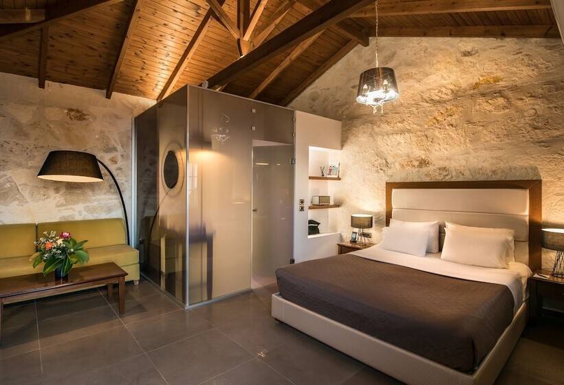 سوئیت با چشم‌انداز دریا و هیدروماساژ, Happy Cretan Suites