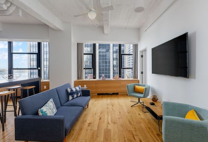 آپارتمان 3 خوابه, Placemakr Wall Street