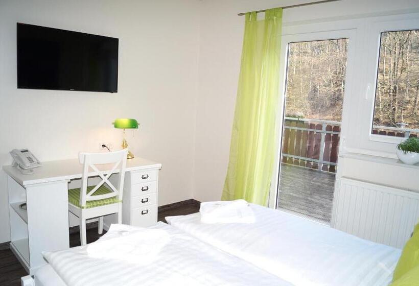 اتاق استاندارد با بالکن, Regiohotel Schanzenhaus Wernigerode